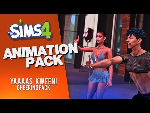 The Sims 4 Animation Pack Download: Yaaas Kween! Werk (Cheering Ballroom Style)