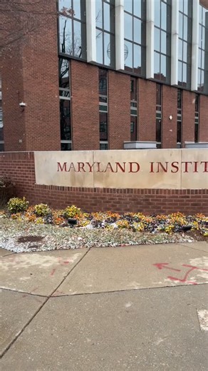 3.9K views · 81 reactions | campus snow day = Monet mood board ❄️ #mica #micamade #campuslife #artschool | Maryland Institute College of Art | Facebook