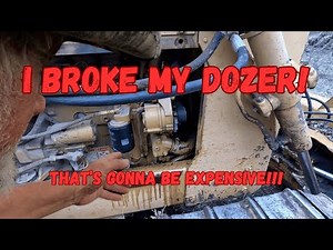 I Broke my Case 550G Bulldozer! Let's get it fixed and work it!!!