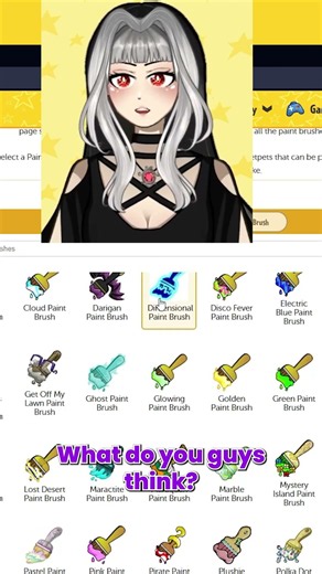 What's the most popular paintbrush? / Neopets