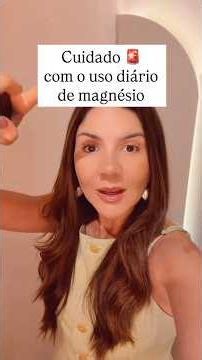 Be Careful With Daily Magnesium Use!