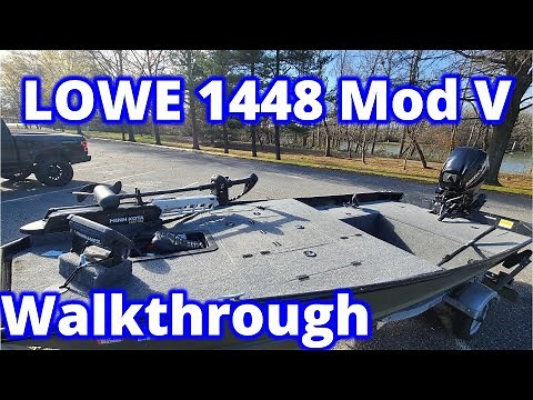 Lowe 1448 Mod V Jon Boat to Bass Boat Walkthrough {Lowe 1448MT}