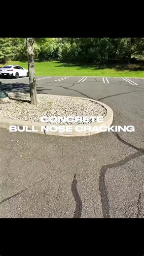 Breaking down concrete bull nose cracking
