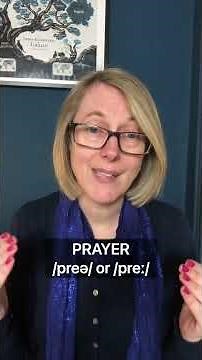 How to actually pronounce PRAYER in British English (and it's not PRAY-ER) #shorts #englishaccent