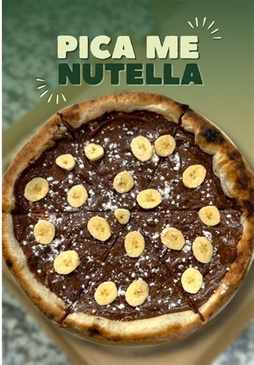 Pizza Nutella me banane: Kryevepra e re në menunë tonë!