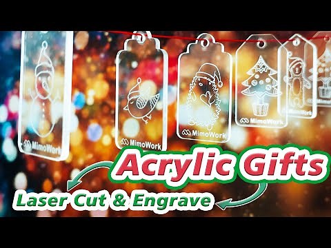 How to Laser Cut Acrylic Gifts for Christmas?🎄🎅 | MimoWork Laser