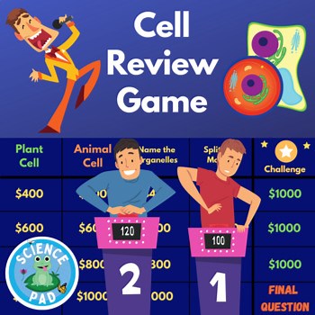 Plant and Animal Cell Review | Jeopardy Game | Science Digital Activity | Gamify