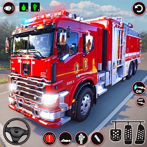 American Firefighter Truck Simulator - Fire Truck Game Emergency Rescue Mission 911 Fire Fighter Games