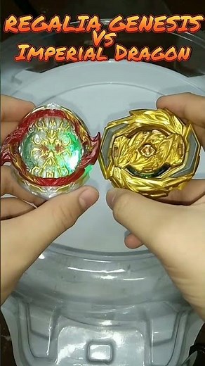 ASMR Review Regalia Genesis With Hybrid Flame Beyblade Burst GT with Battle #Shorts