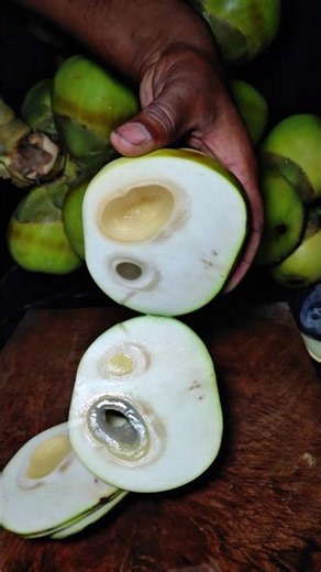 palm cutting skills at village (part-852)#shorts #satisfying #fruit