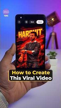 How To Create Viral Poster Video? #howto #instagram #instatrend #trendingvideo #techtips #instatips