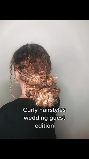 Elegant Curly Wedding Guest Hairstyle Tutorial