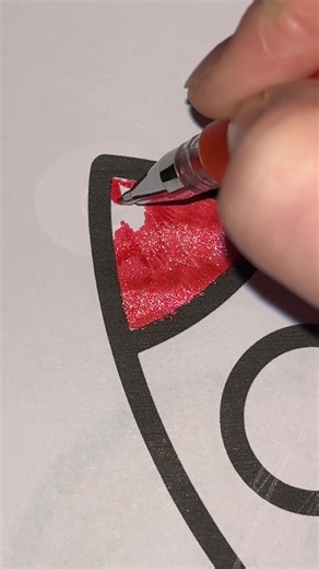 Creative Moon Colouring Ideas Using Glitter Pens