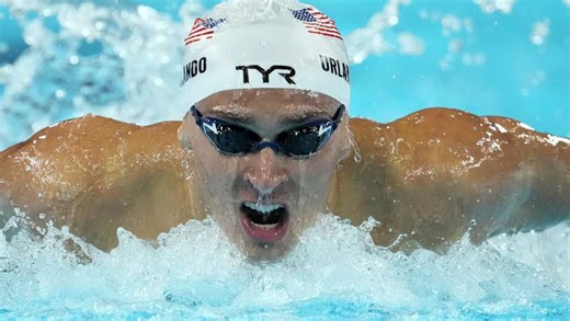 Sacramento’s Luca Urlando sets butterfly swim record at event in hometown
