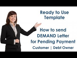 DEMAND Letter for Pending Payment