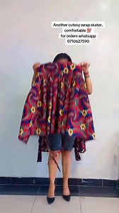 A wrap dress... Beautiful 👌 | Nguo Bora Styles