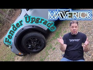 Ford Maverick wide Bushwacker pocket fender flares install