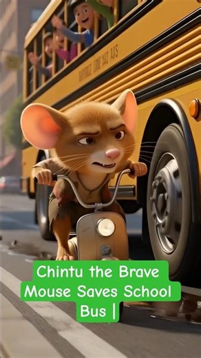 Mouse Hero Chintu Risks Everything to Save Kids | Emotional Short Story #shorts #ai #cartoon