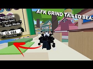How To Afk Farm Tailed Beast In Shindo Life