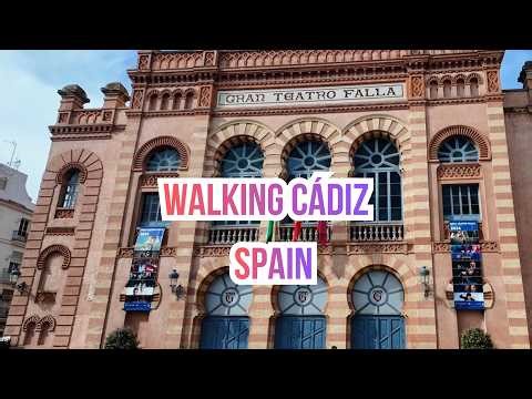 Walking Tour of Cádiz Spain 🇪🇸 | Historic Old Town & Atlantic Coast