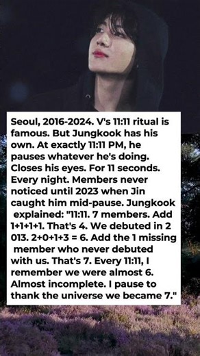 What BTS Jungkook Does Every Night at 11:11 PM That Even His Members Didn't Know Was Finally Caught