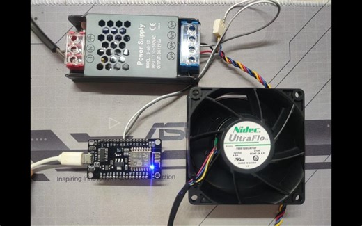 四线散热风扇PWM调速