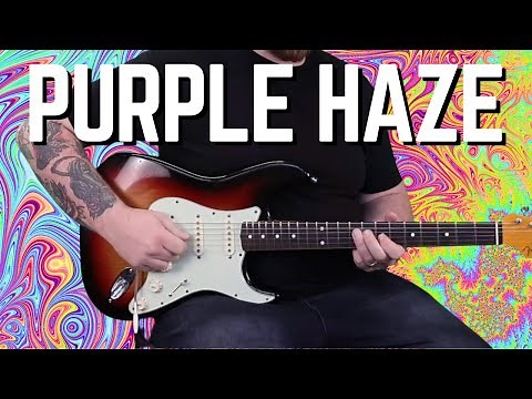 Purple Haze Guitar Tutorial | Jimi Hendrix Guitar Lesson Riff Chords & Solo | FREE DOWNLOADABLE TABS