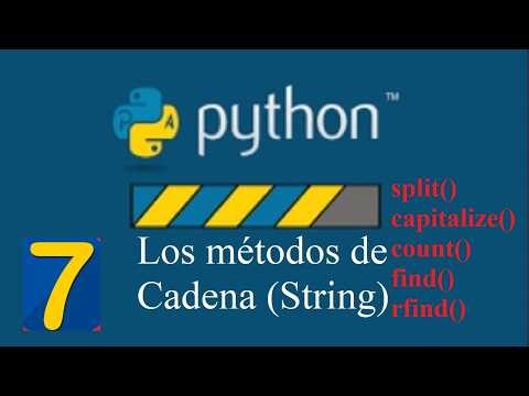Python - 07 - Los Métodos de Cadena (String) - III