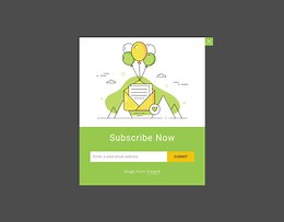 Subscribe now with image - HTML Template by Nicepage