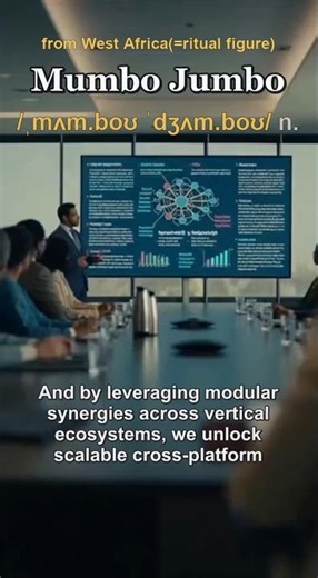 Mumbo Jumbo meaning — Confusing language that sounds important but means nothing