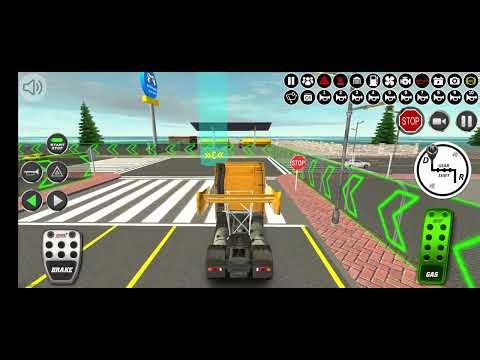 Truck Driving || Driving School || Traffic signal #gameisfun #games #oiltankertruckdriving #games