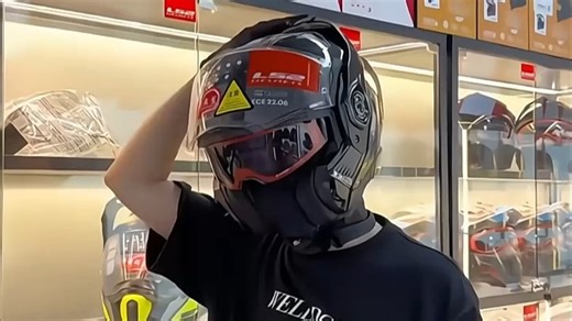 LS2后空翻摩托车头盔