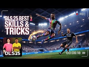 DLS 25 | 4 Skills Tutorial | Basic To Advanced | Dream League Soccer 2025
