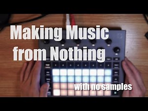 Making Music from Nothing - 無から音楽を作る [ Circuit Rhythm ] #sampler #dawless #dubtechno