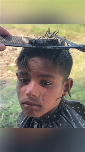 Satisfying Boy Hair Transformation with Scissors ✂️