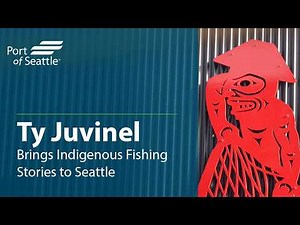Coast Salish Artist Ty Juvinel Brings Indigenous Fishing Stories to Seattle