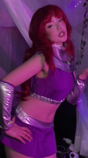 #TEENTITANS ~ ⋆✴︎˚｡⋆ || super cool caption right here || #dc #teentitanscosplay #starfirecosplay #fyp