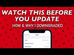 Watch THIS Video Before Updating To iOS 14.3 | How & Why I Downgraded!