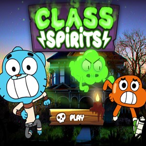 Play The Amazing World of Gumball Class Spirits Game: Free Online HTML Gumball Battle Against Evil Game for Kids