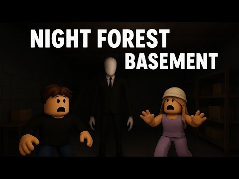 Slender man। Night forest Full Gameplay and Basement full gameplay। No Commatary
