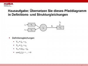Strukturgleichungsmodelle - Teil 3 - Parameterschätzung
