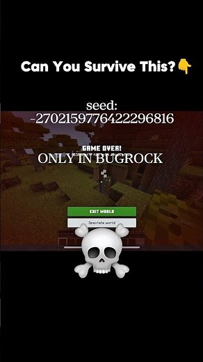 Can YOU Survive This Seed? (1 Block Challenge!)