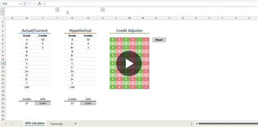 What would my GPA look like if I re-took a course? How many more A credits do I need to get my desired GPA? I found myself asking these questions, and when I couldn t find a tool I liked to help me… | Shad Turner