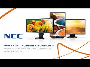 Распаковка и установка монитора NEC MultiSync EX241UN