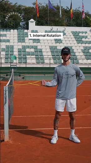 Shoulder exercises for tennis players