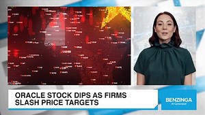 Oracle stock dips