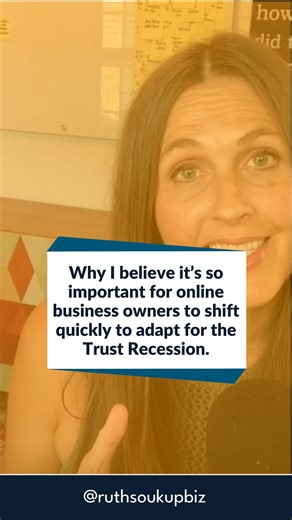 READ THIS 👇 If you’ve been waiting to see how things play out before changing your strategy, you’re probably already behind. Because the truth is, we’re in the middle of what I call the Trust Recession, and it’s moving faster than most online business owners realize. The market is shifting right now. Funnels that worked six months ago are stalling. Audiences that once converted easily are hesitating. And business owners who built their success on automation and volume are suddenly realizing tha
