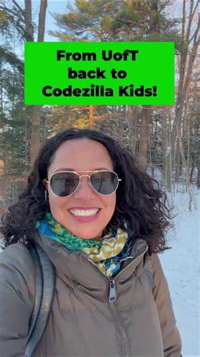 Codezilla Kids on Instagram: "👋 Sheri here, Chief Lizard at Codezilla Kids. I love teaching at UTM every Fall. I get to support young adults.💚 And it keeps my mind sharp for Codezilla camp every summer! 🦖 We have another STEM-tastic, tech-rific camp year planned! 🎉 #CodezillaKids #SummerCamp #UTM #Education #YouthDevelopment #toronto #torontotech"