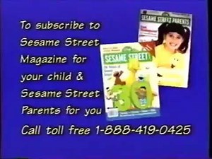 Sesame Street Magazine Promo (1999)