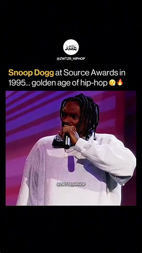 Snoop Dogg at Source Awards in 1995... golden age of hip-hop 😮‍💨🔥 #snoopdogg #beef #rap #viral #2pac